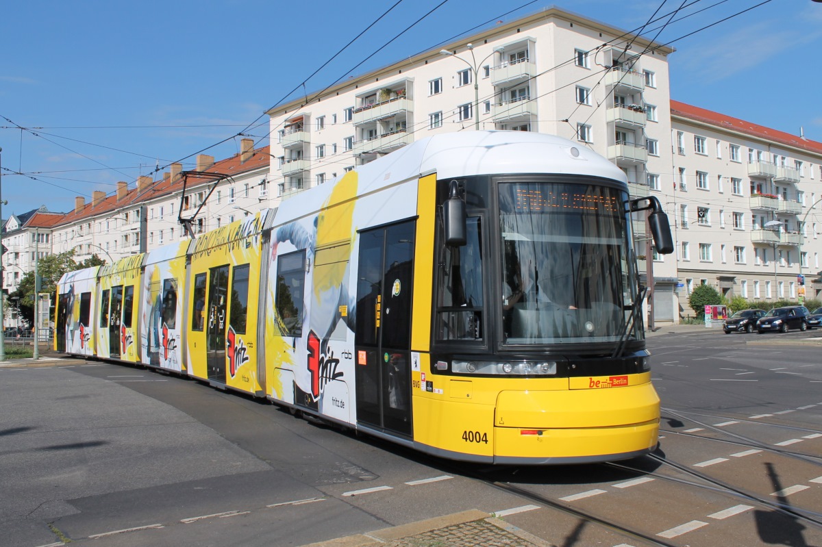 Берлін, Bombardier Flexity Berlin (GT6-08ZR/F6Z) № 4004 Берлін, Bombardier Flexity Berlin (GT6-08ZR/F6Z) № 4004