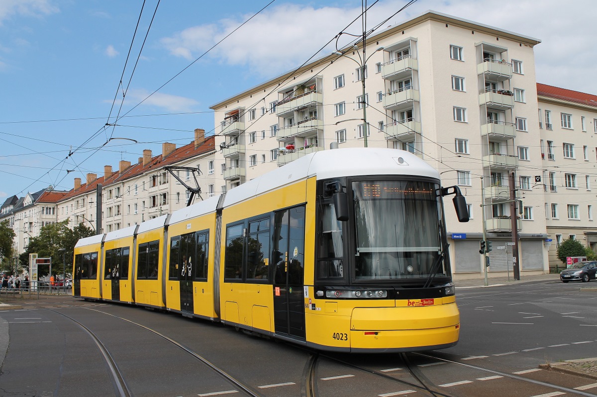 Берлин, Bombardier Flexity Berlin (GT6-08ZR/F6Z) № 4023