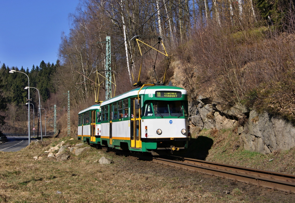 Либерец ― Яблонец-над-Нисой, Tatra T2R № 18 Либерец ― Яблонец-над-Нисой, Tatra T2R № 18