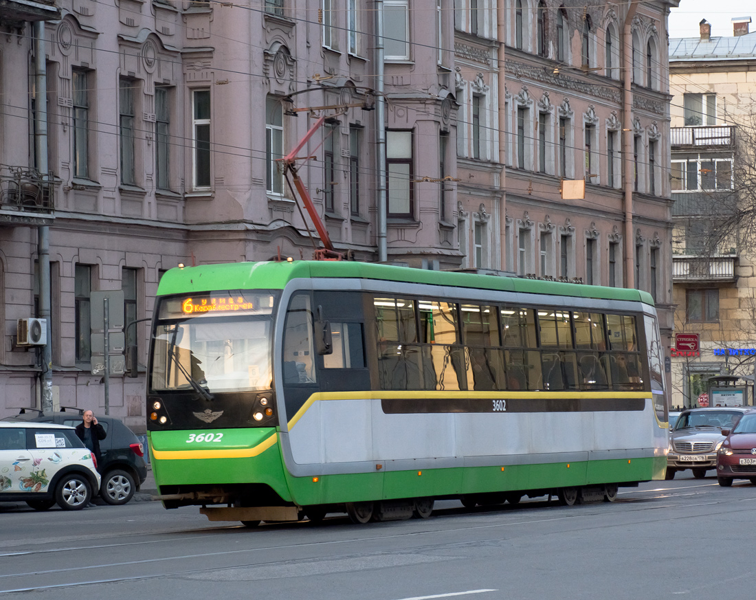 Санкт-Петербург, ЛМ-68М2 (мод. СПб ГЭТ) № 3602