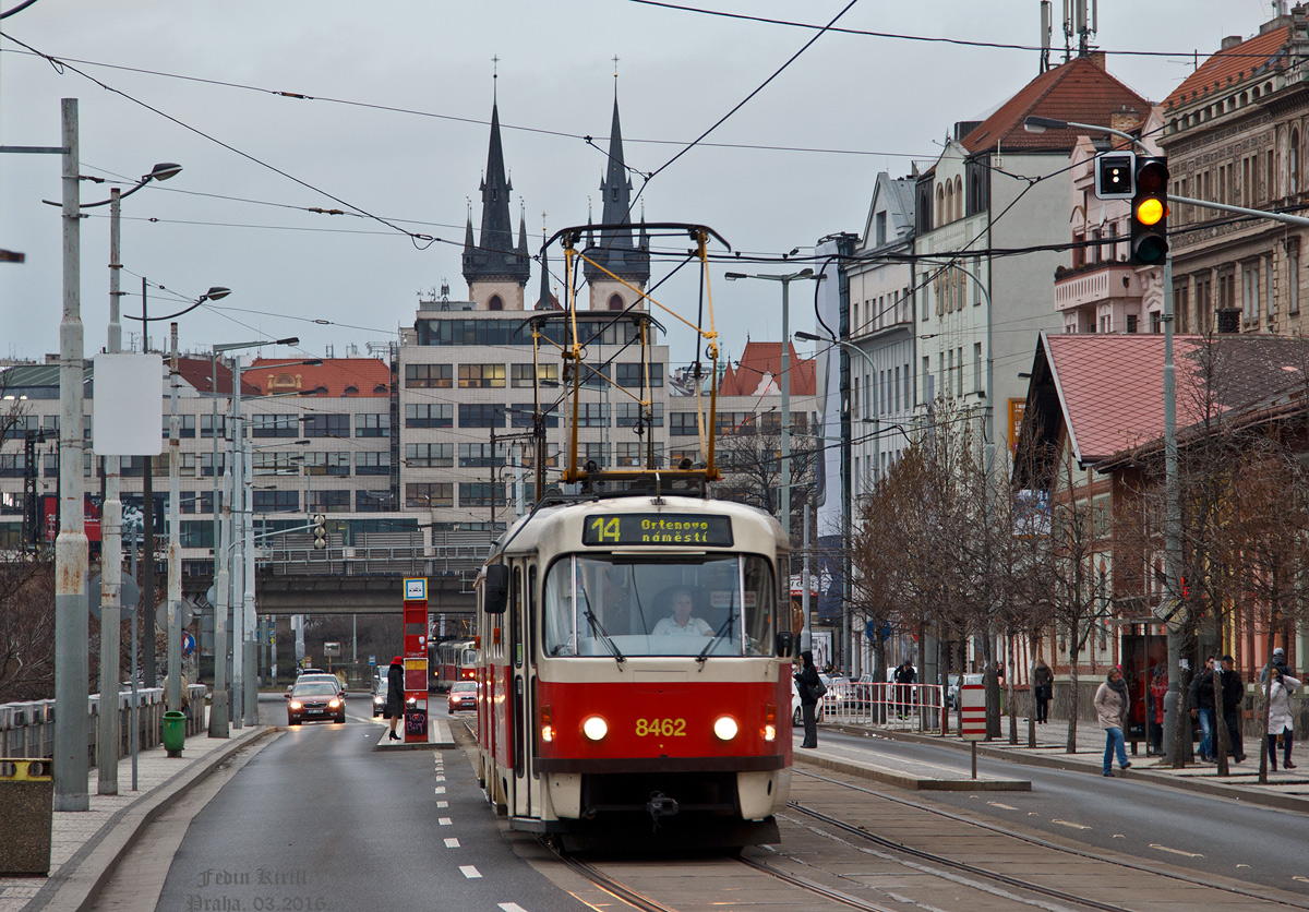 Прага, Tatra T3R.P № 8462