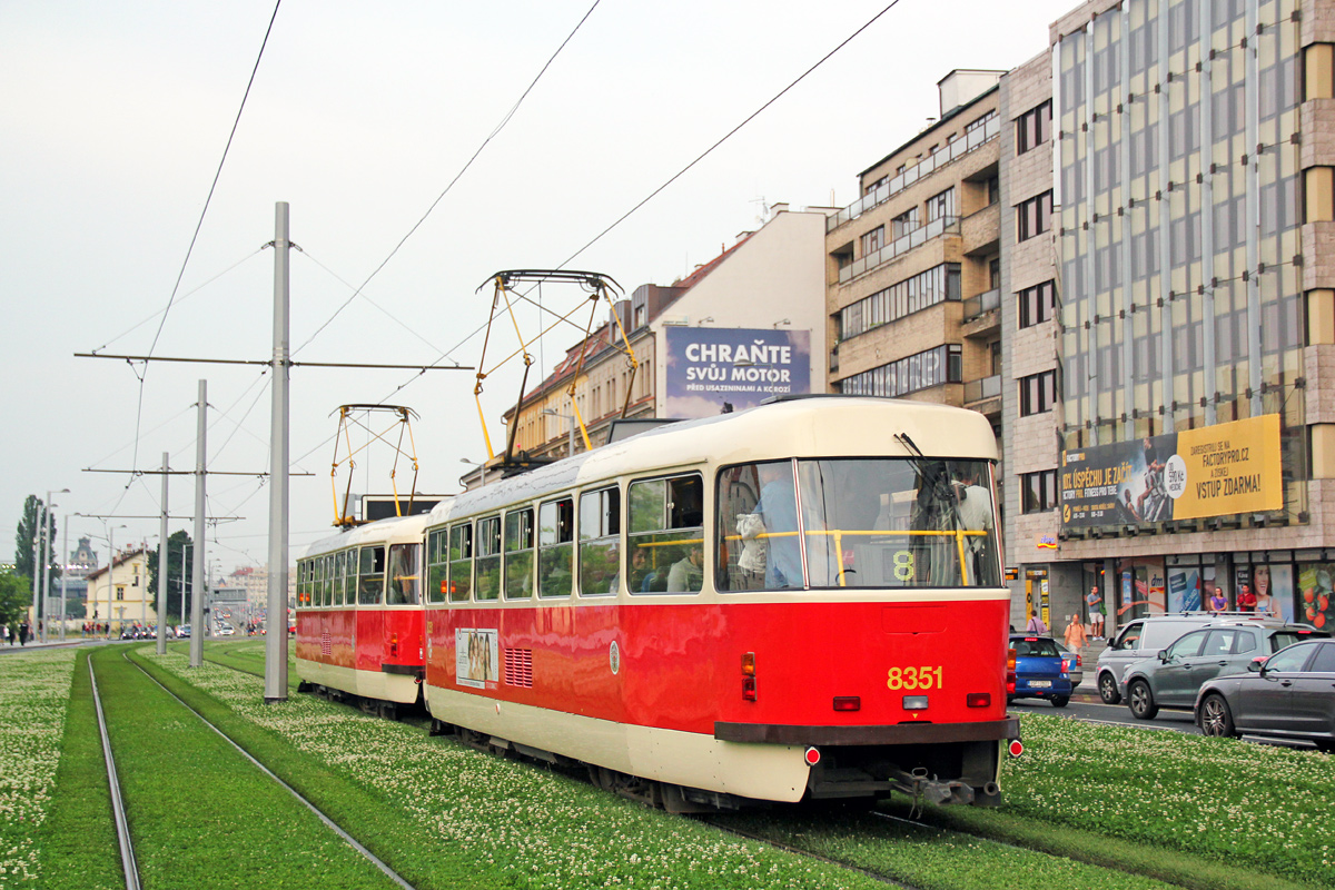 Прага, Tatra T3R.P № 8351