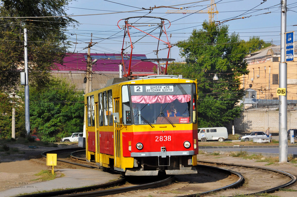 Волгоград, Tatra T6B5SU № 2838