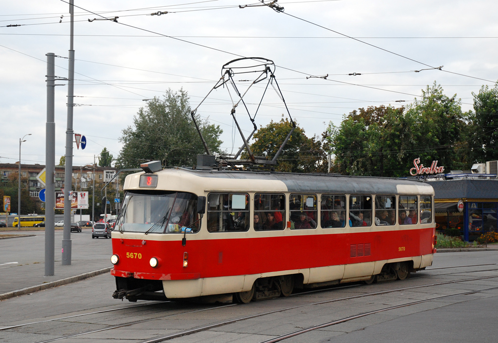 Киев, Tatra T3SUCS № 5670