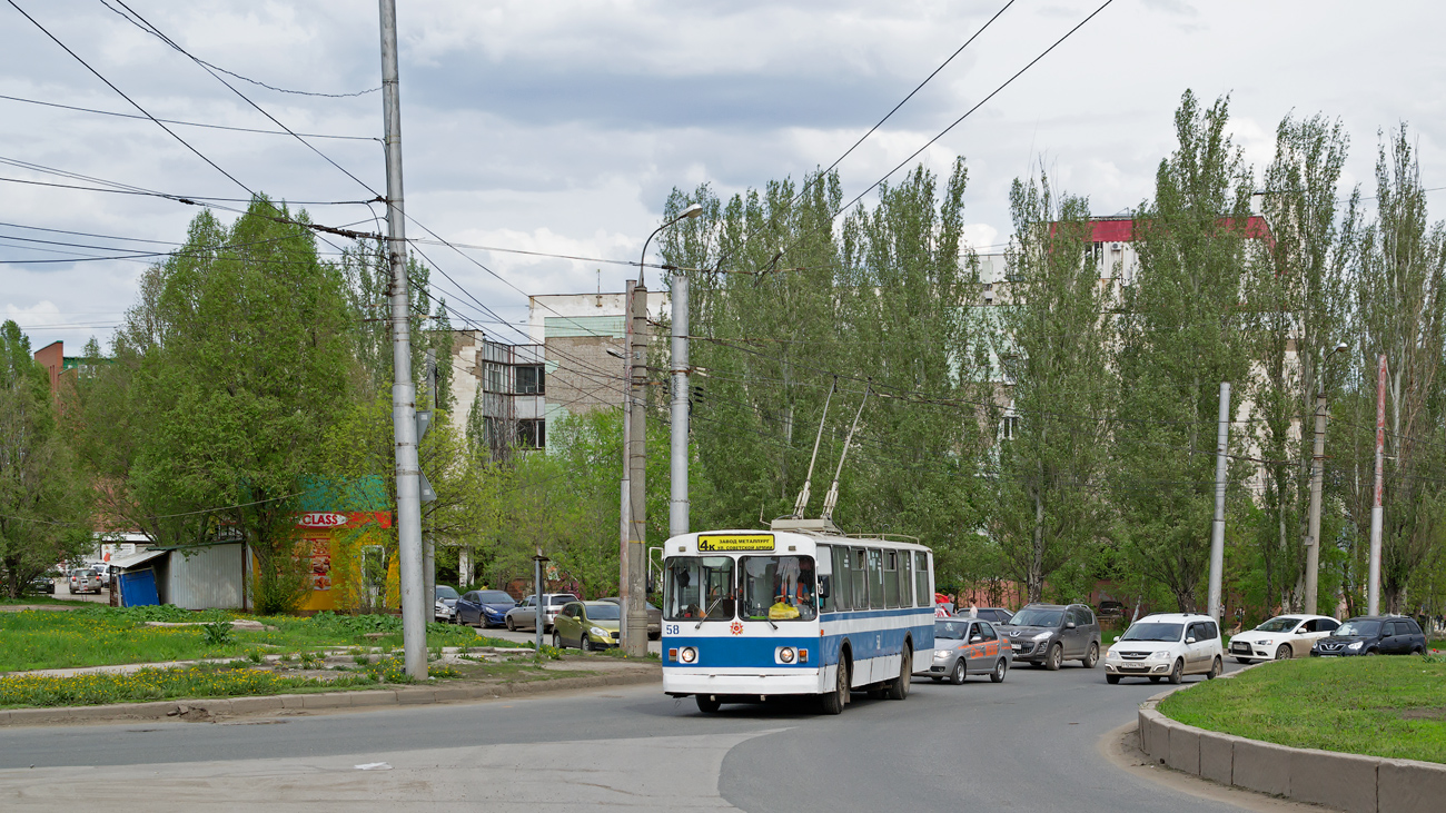 Самара, ЗиУ-682Г (СЗТМ) № 58; Самара — Конечные станции и кольца (троллейбус)