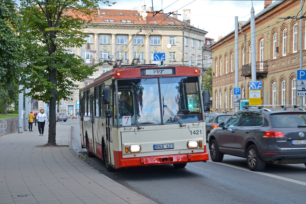 Вильнюс, Škoda 14Tr02 № 1421
