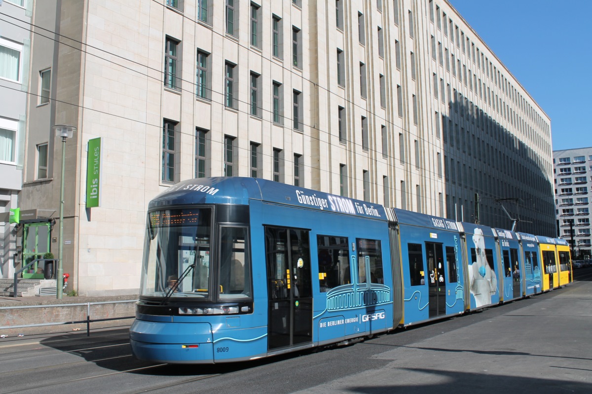 Берлин, Bombardier Flexity Berlin (GT8-08ER/F8E) № 8009
