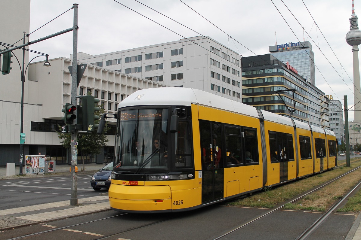 Берлин, Bombardier Flexity Berlin (GT6-08ZR/F6Z) № 4026