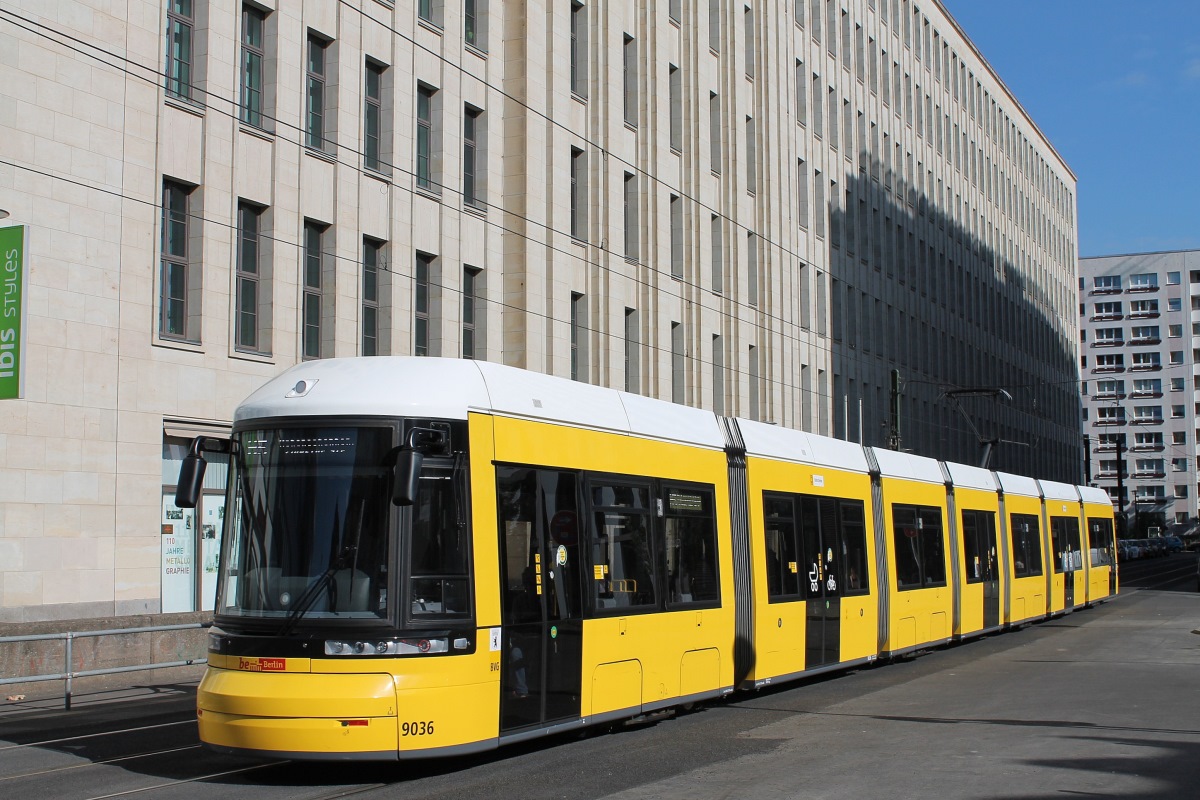 Берлин, Bombardier Flexity Berlin (GT8-08ZR/F8Z) № 9036