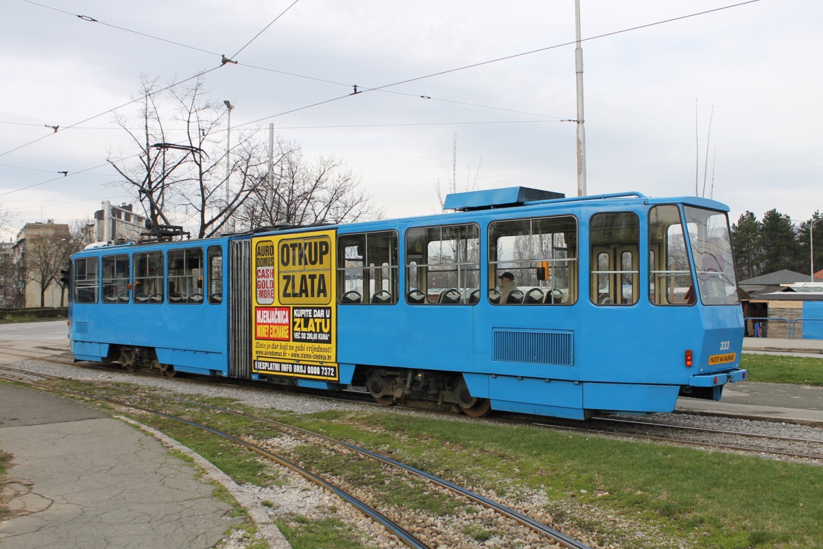 Загреб, Tatra KT4YU № 333