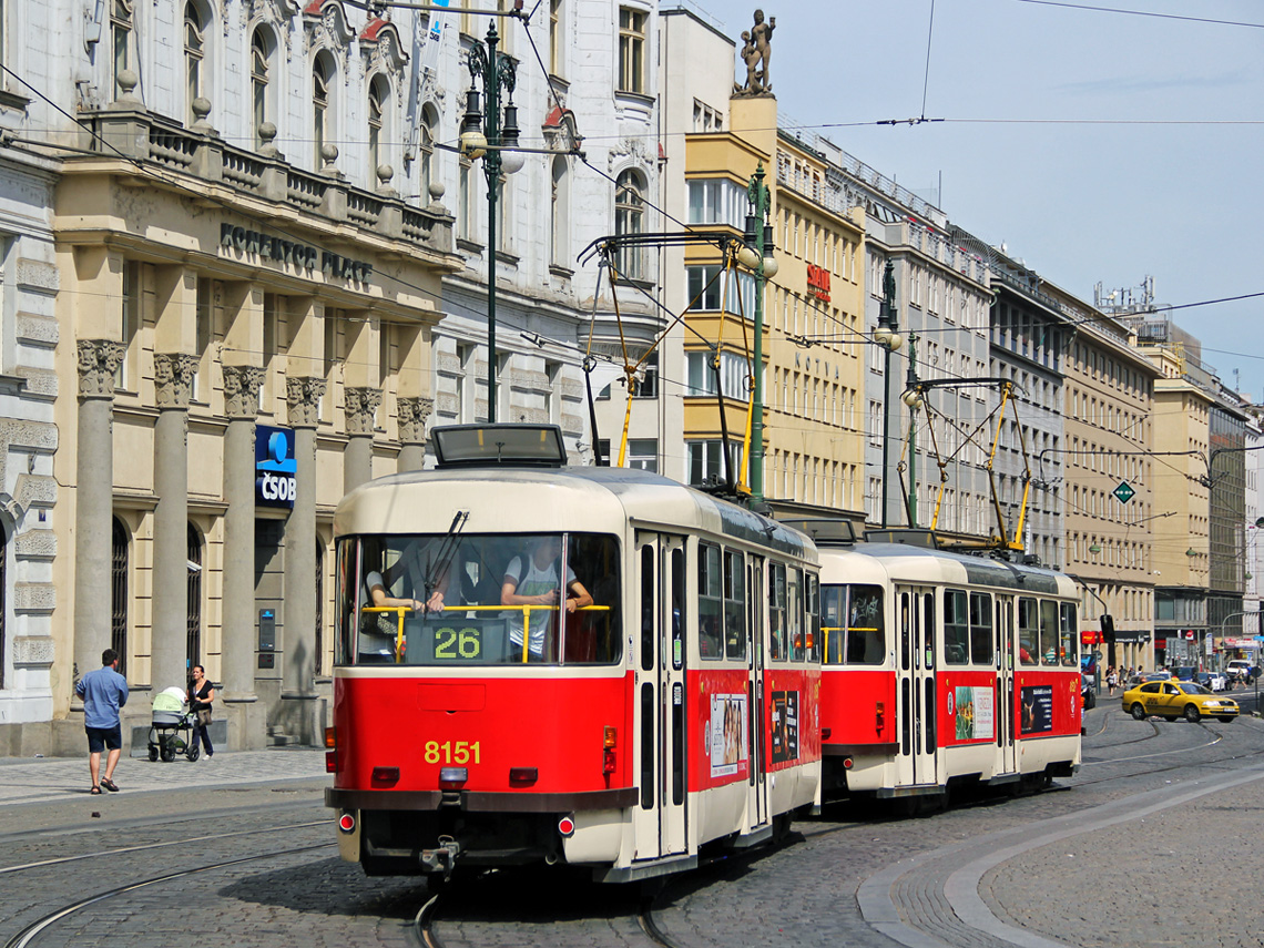 Прага, Tatra T3R.PV № 8151