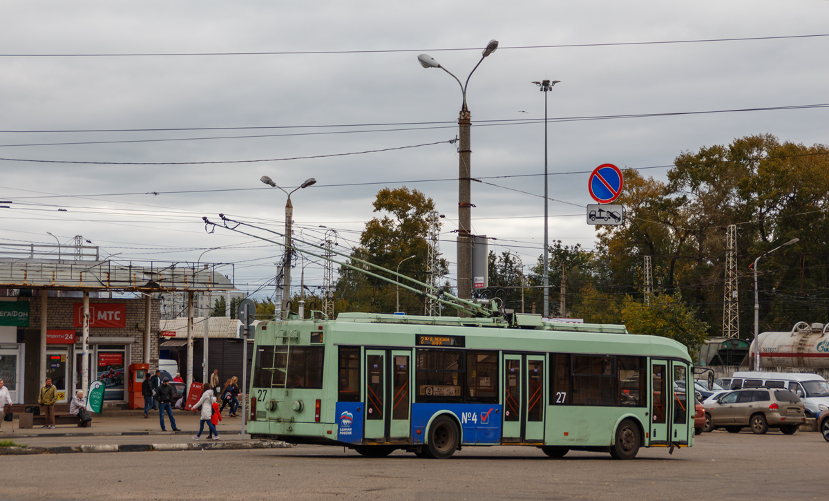 Тверь, БКМ 32102 № 27; Тверь — Троллейбусные конечные станции и разворотные кольца