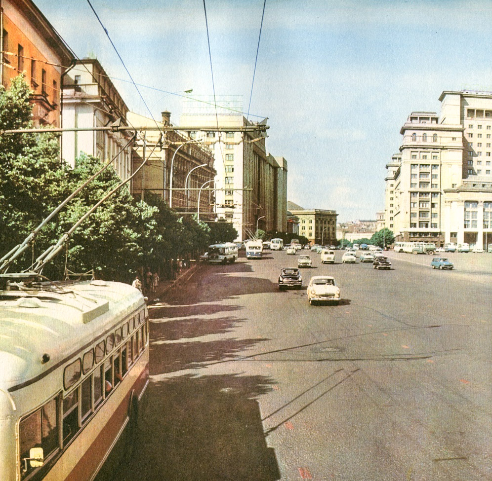 Москва — Исторические фотографии — Трамвай и Троллейбус (1946-1991)