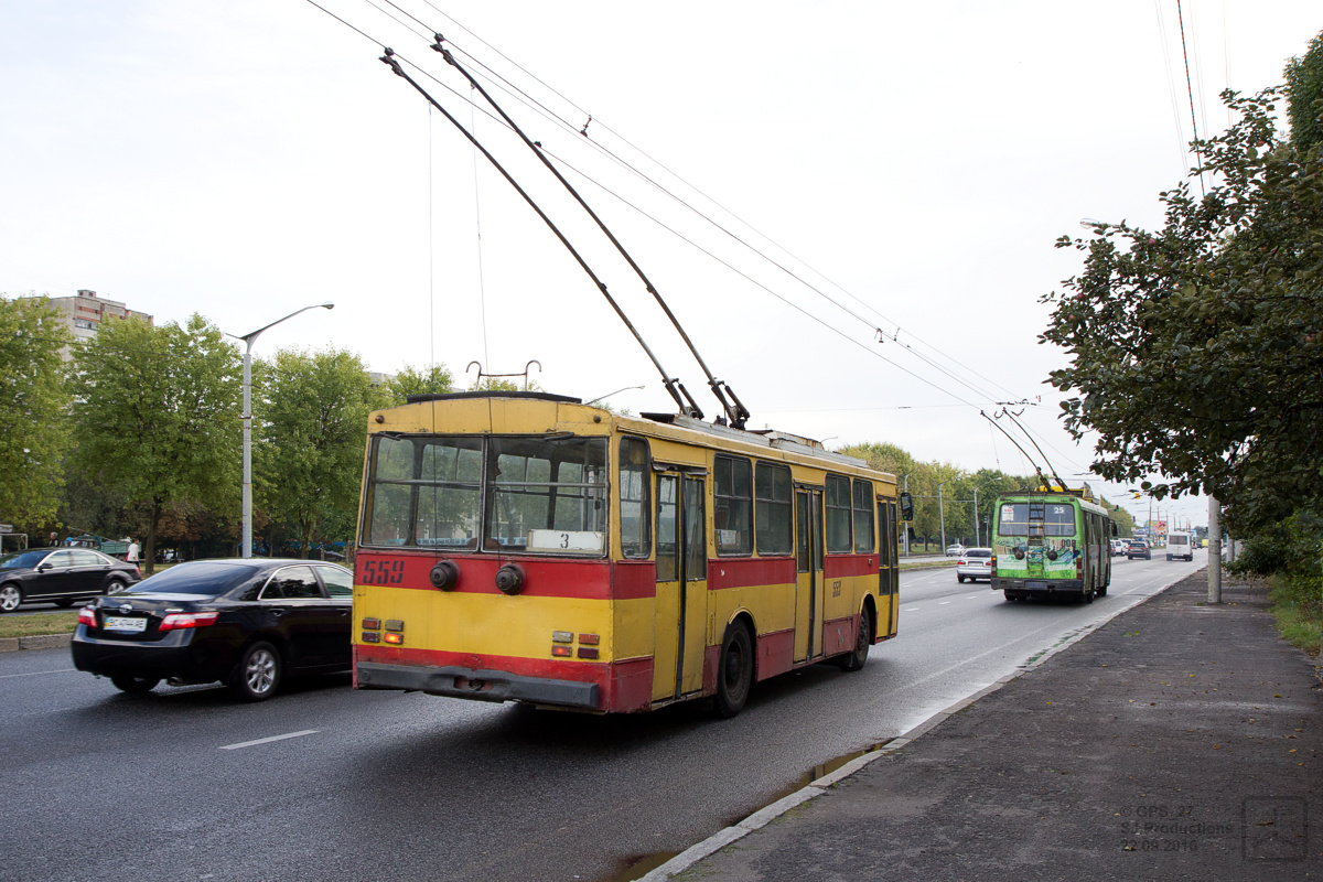 Львов, Škoda 14Tr89/6 № 559