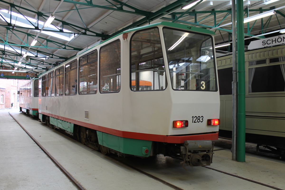 Магдебург, Tatra T6A2M № 1283; Магдебург — Прощание с Татрами (27.01.2013)