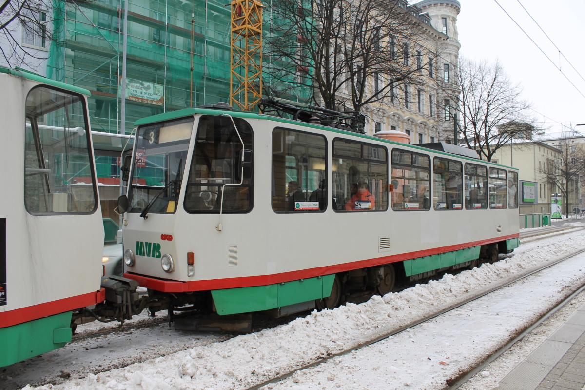 Магдебург, Tatra T6A2M № 1281; Магдебург — Прощание с Татрами (27.01.2013)