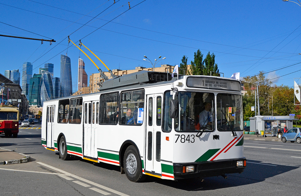 Moskwa, AKSM 101PS Nr 7843; Moskwa — Parade to 83 years of Moscow trolleybus on October 1, 2016