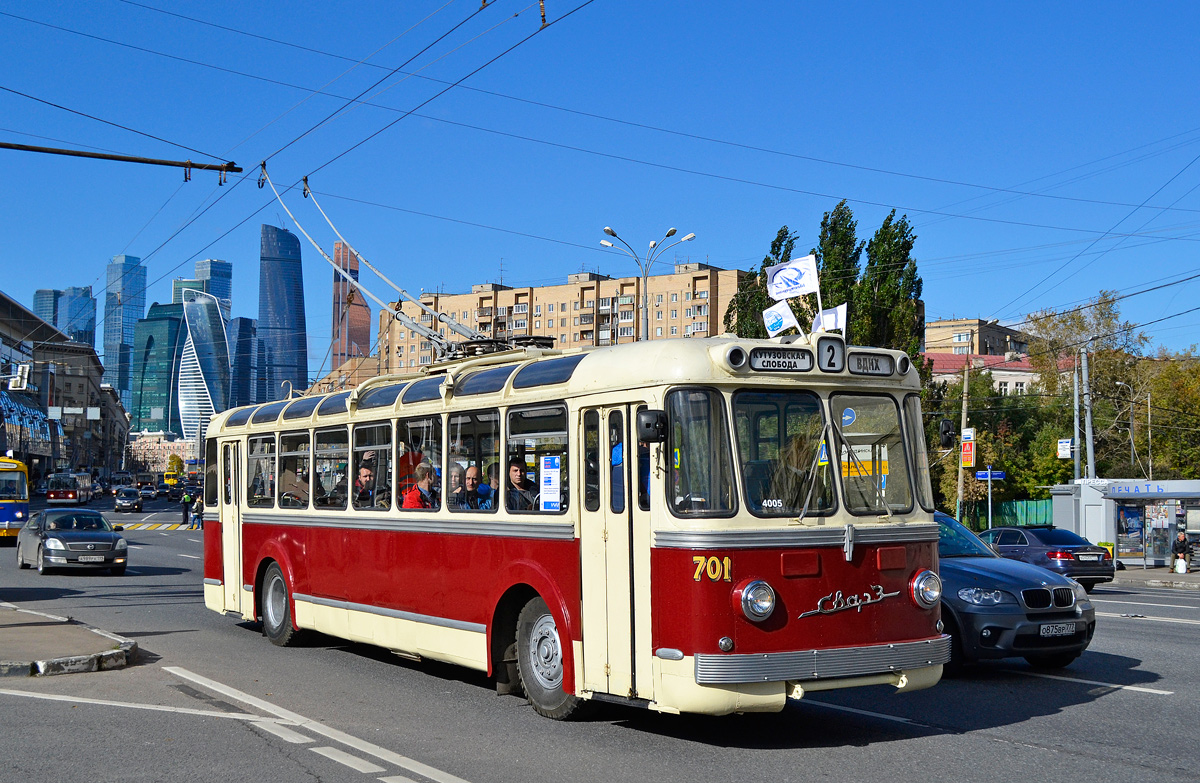 Moskau, SVARZ MTBES Nr. 701; Moskau — Parade to 83 years of Moscow trolleybus on October 1, 2016