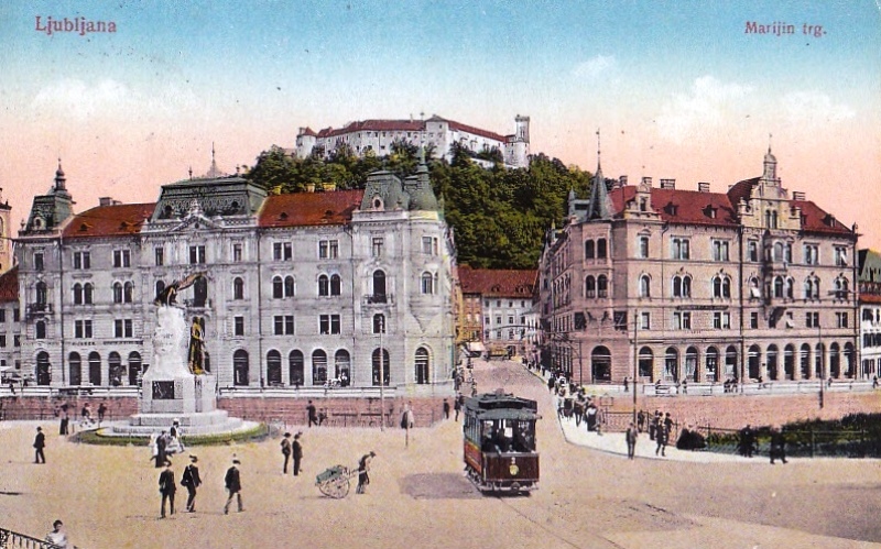 Любляна, Двухосный моторный Graz № 3; Любляна — Старые фотографии