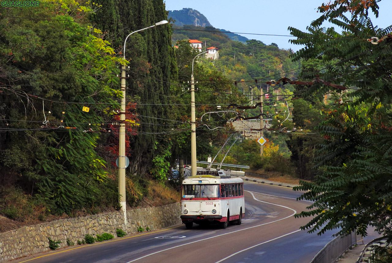 Крымский троллейбус, Škoda 9Tr24 № 5603