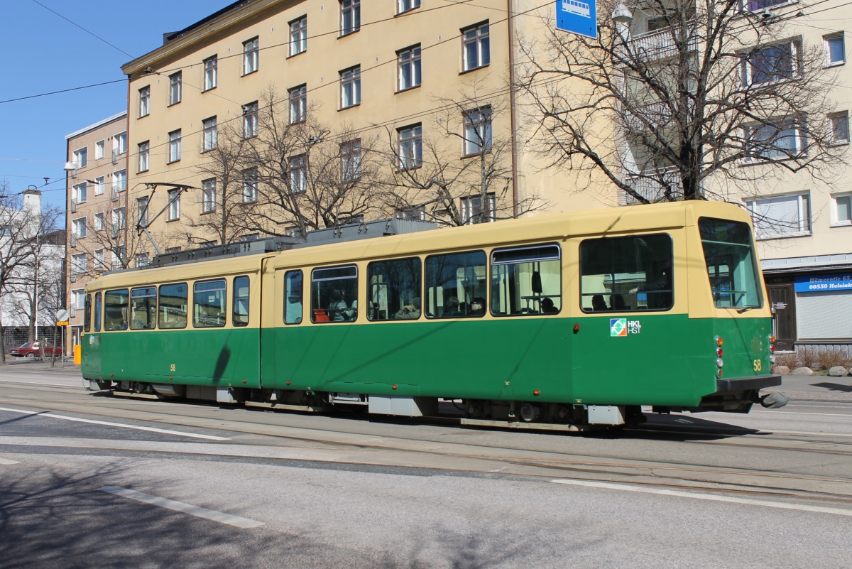 Хельсинки — Эспоо, Valmet NRV1 № 58 Хельсинки — Эспоо, Valmet NRV1 № 58