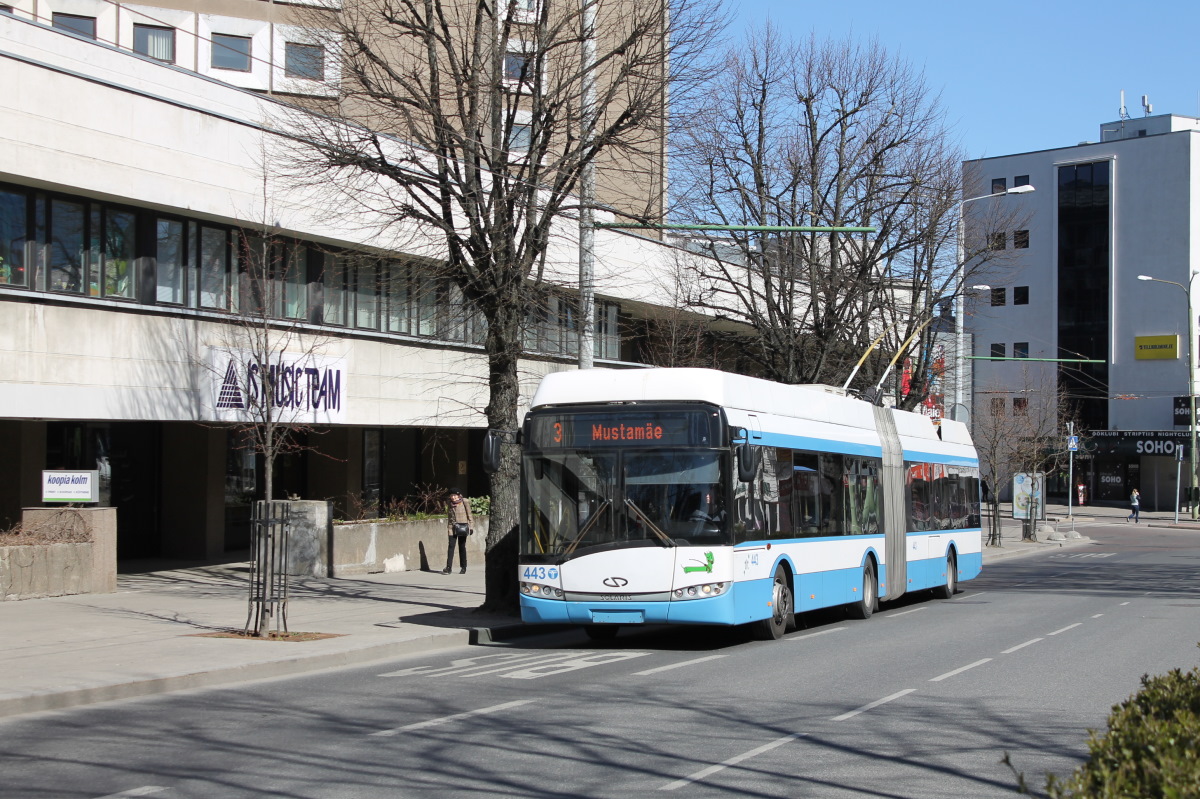 Таллин, Solaris Trollino III 18 AC № 443