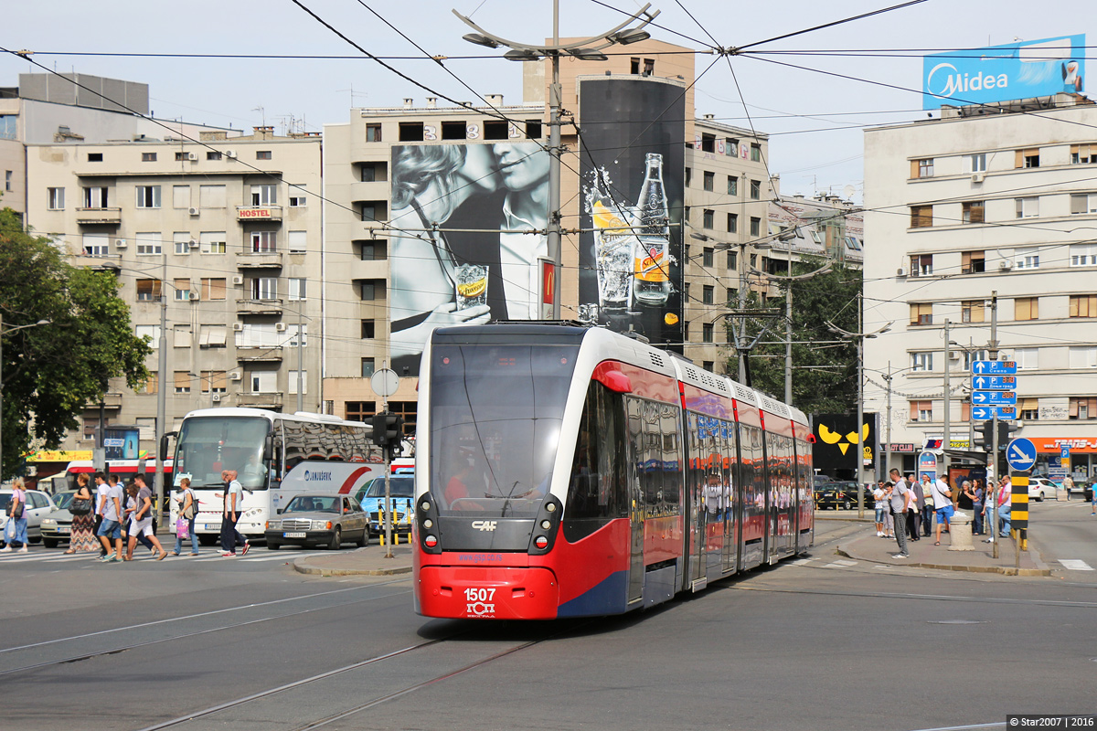 Белград, CAF Urbos 3 № 81507 (1507)