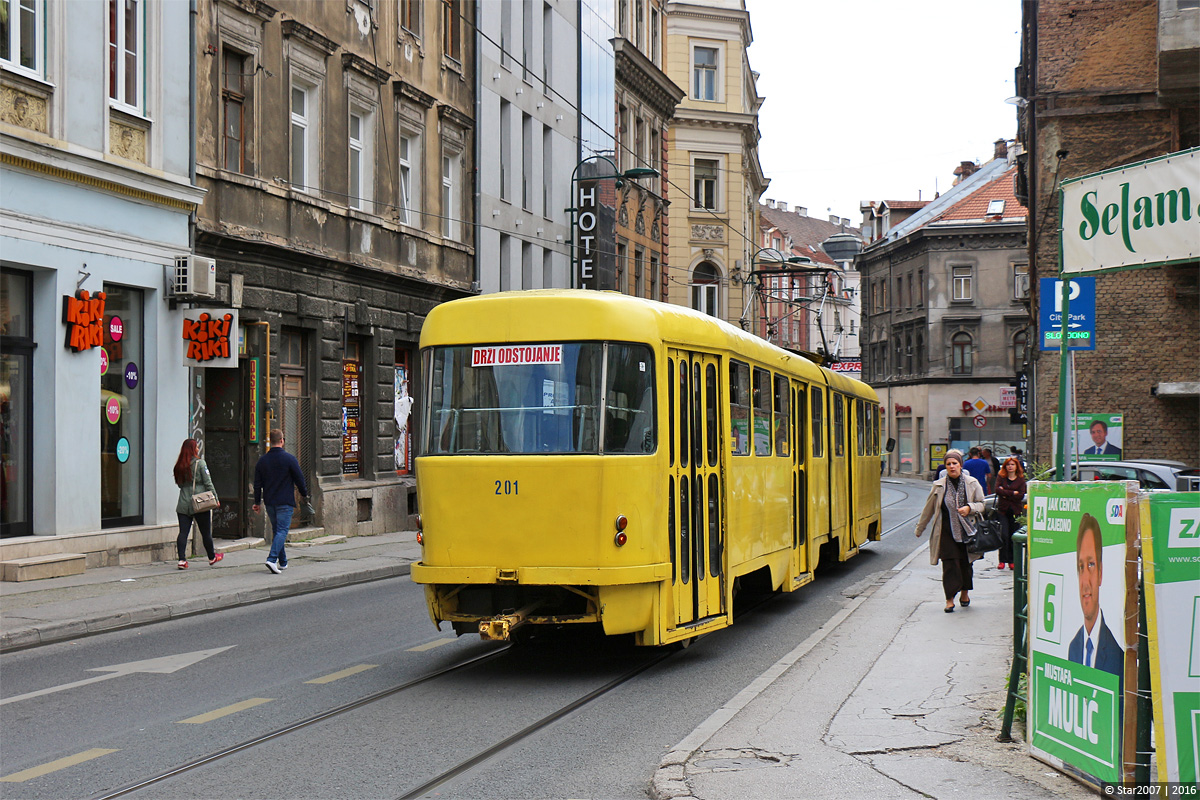 Сараево, Tatra K2YU № 201