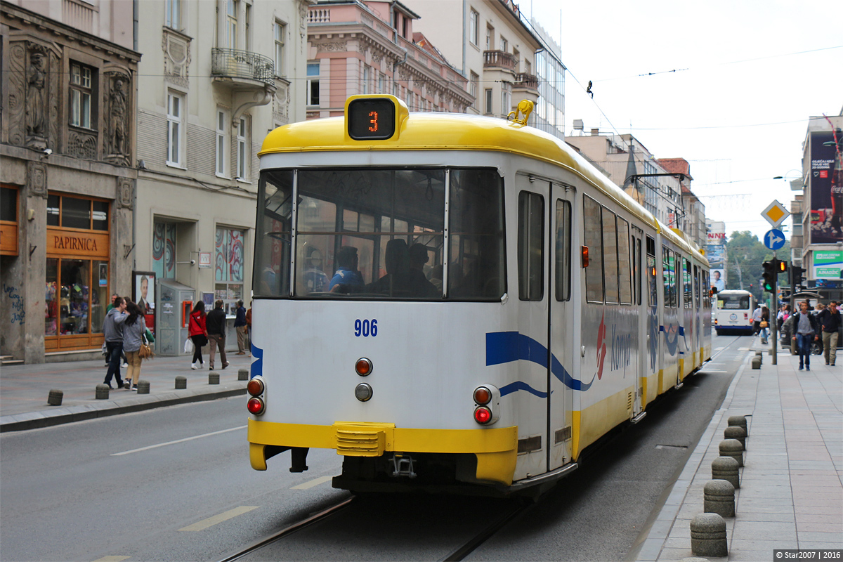 Сараево, Duewag GT8 № 906 Сараево, Duewag GT8 № 906