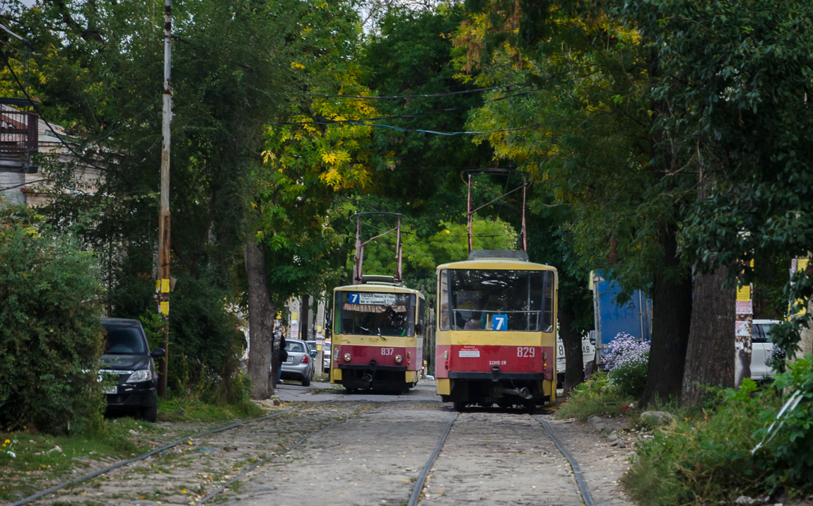 Ростов-на-Дону, Tatra T6B5SU № 829; Ростов-на-Дону, Tatra T6B5SU № 837 Ростов-на-Дону, Tatra T6B5SU № 829; Ростов-на-Дону, Tatra T6B5SU № 837