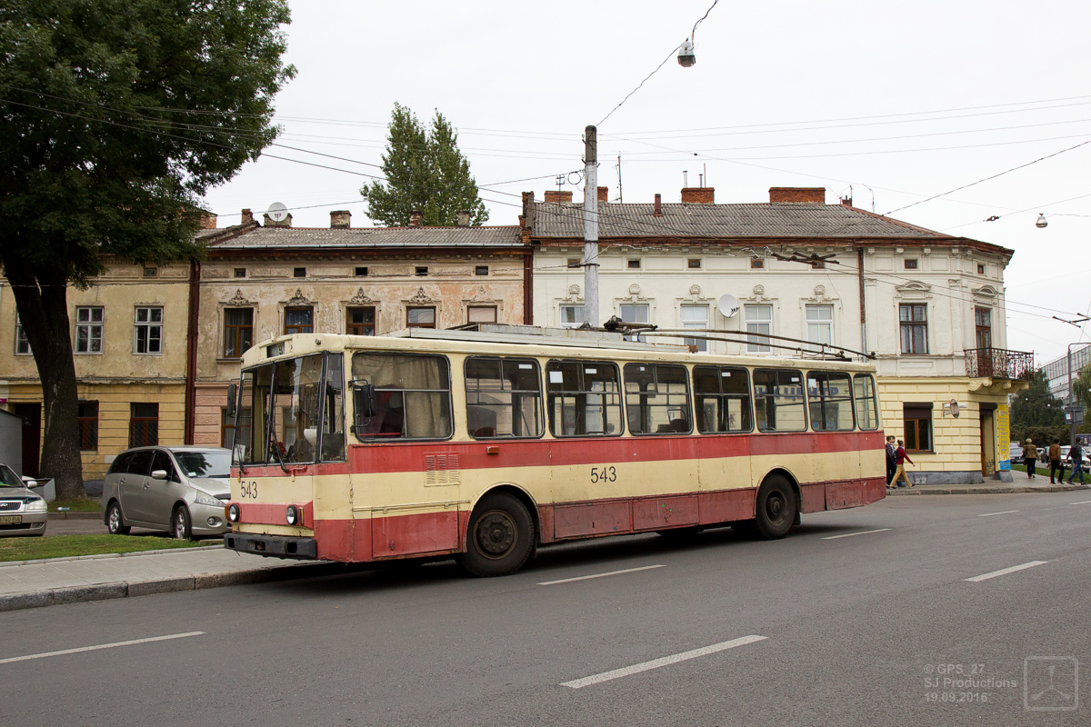 Львов, Škoda 14Tr89/6 № 543