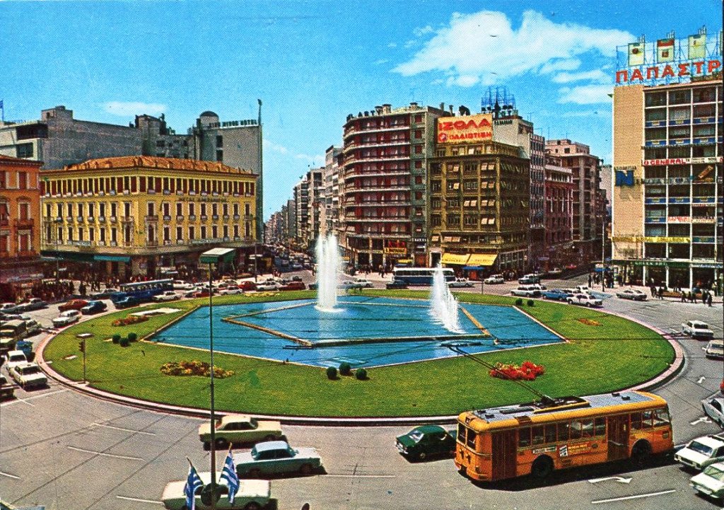 Афины — Троллейбусы – старые фотографии