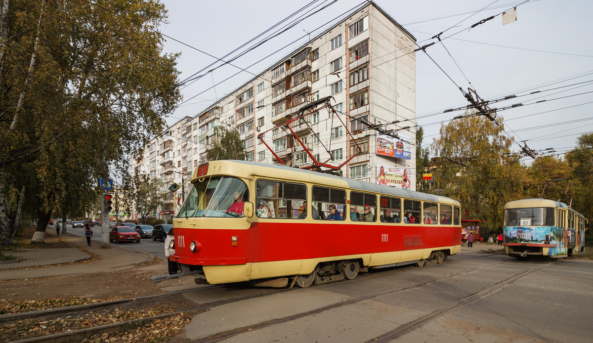 Ijevsk, Tatra T3SU (2-door) N°. 1111