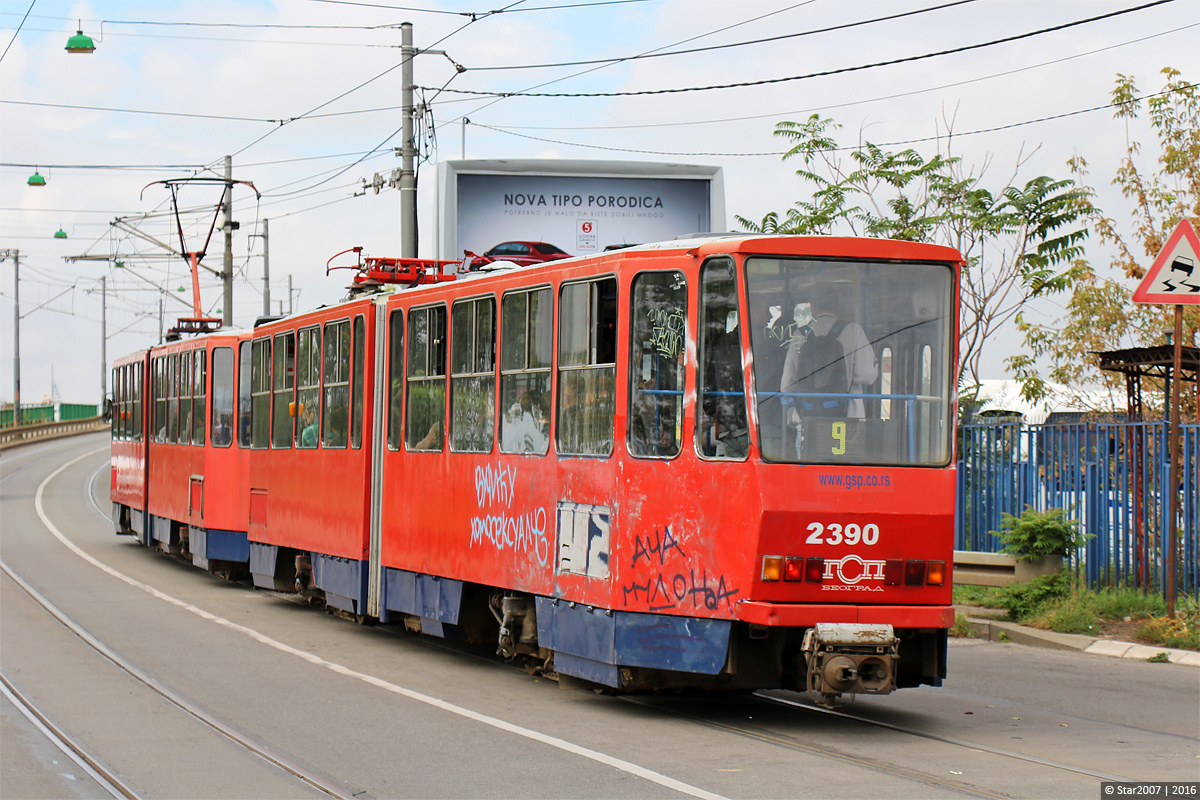 Belgrade, Tatra KT4YU-M № 2390