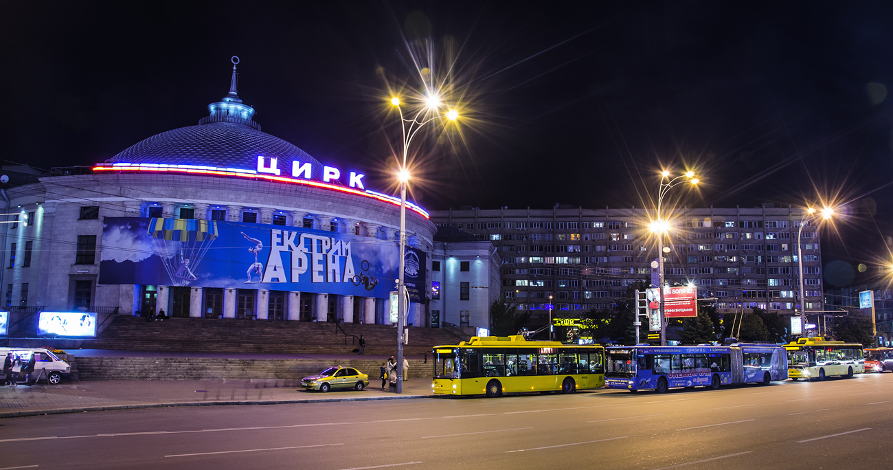 Киев — Троллейбусные линии: Центр, Печерск, Зверинец, Выдубичи