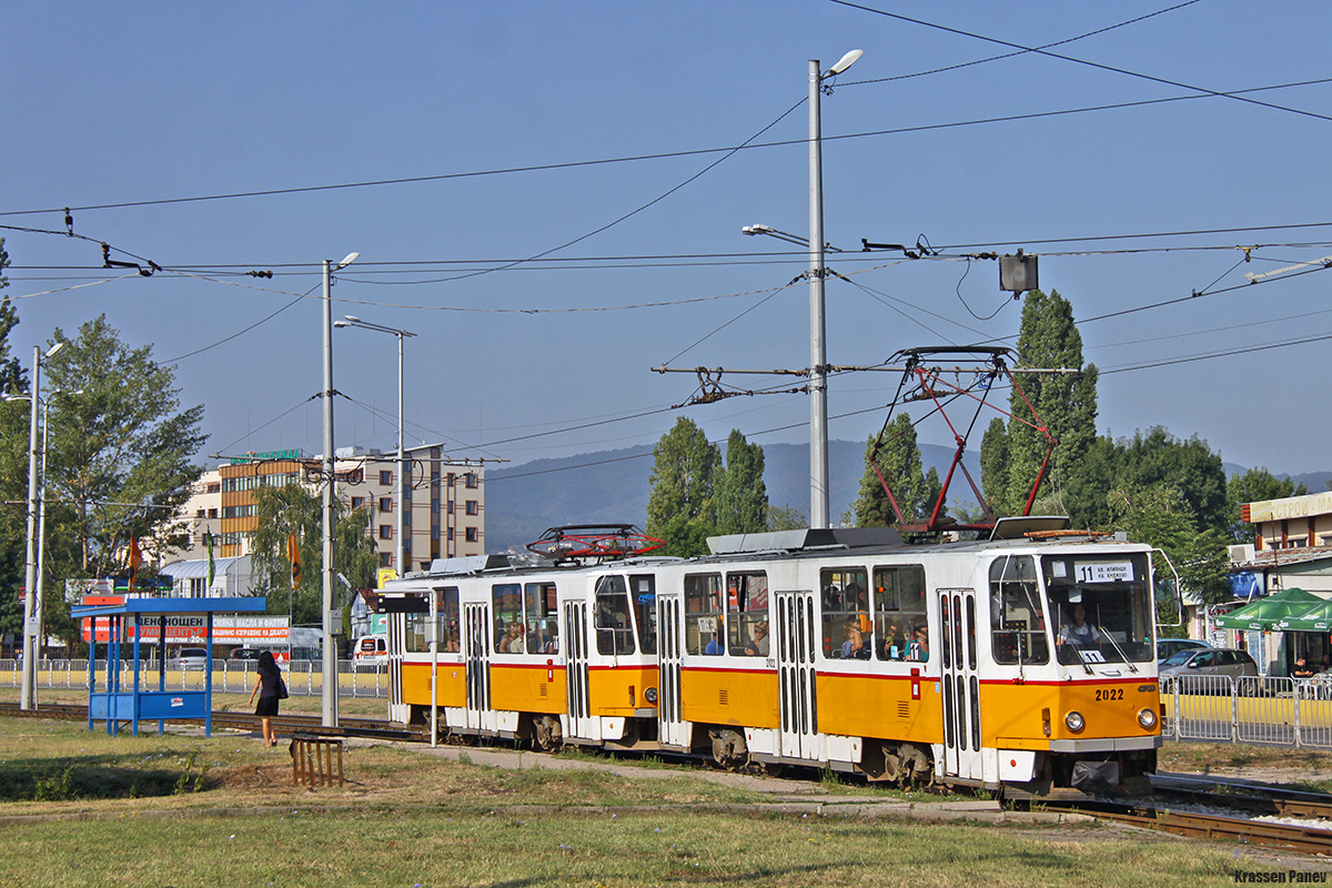 Szófia, Tatra T6A2B — 2022