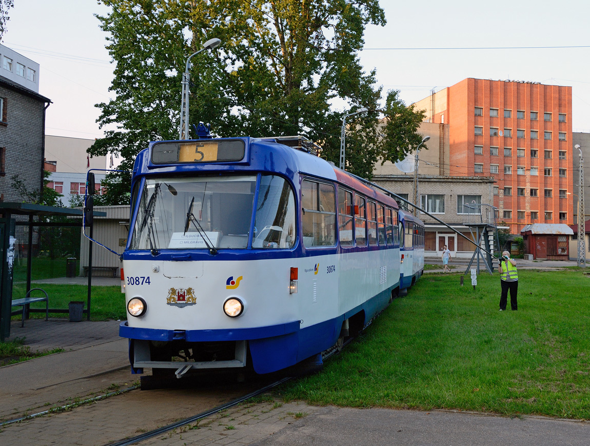 Рига, Tatra T3A № 30874