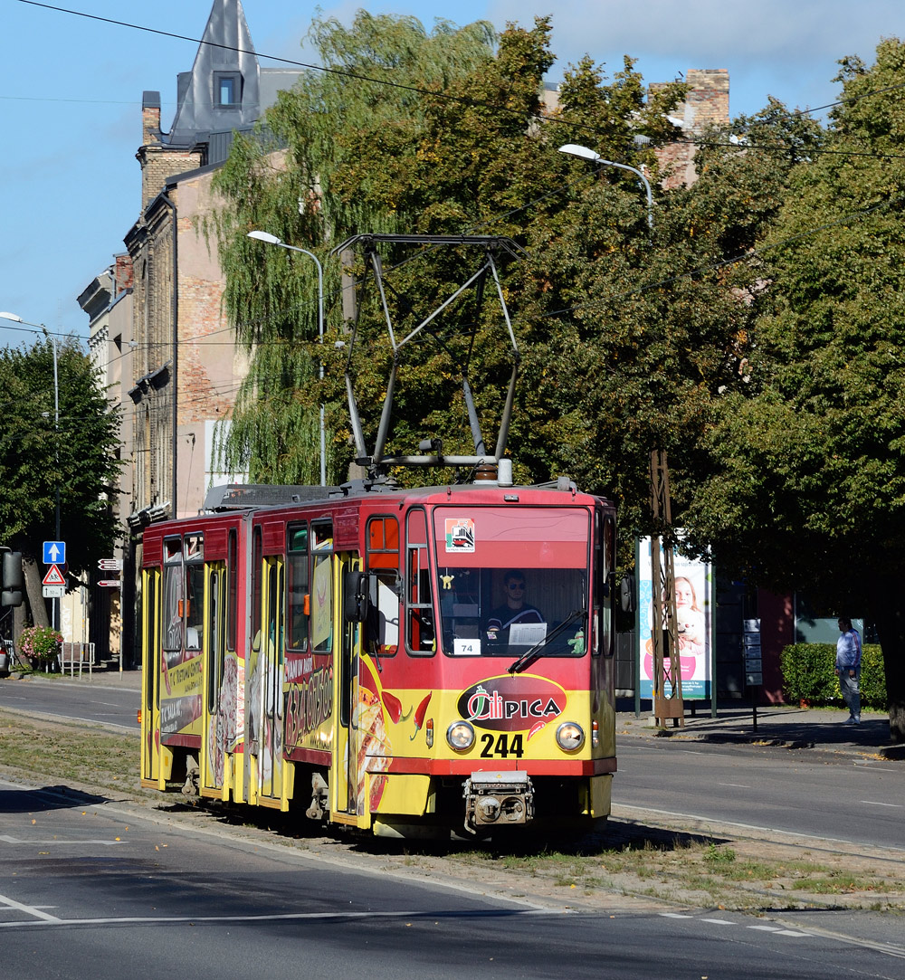 Лиепая, Tatra KT4D № 244