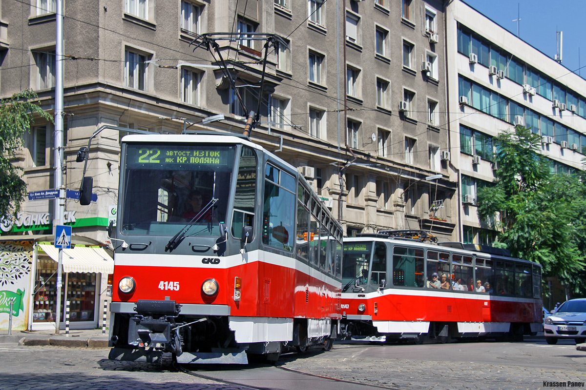 София, Tatra T6A5 № 4145 София, Tatra T6A5 № 4145