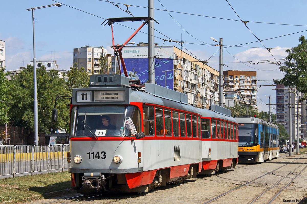 София, Tatra T4DC № 1143