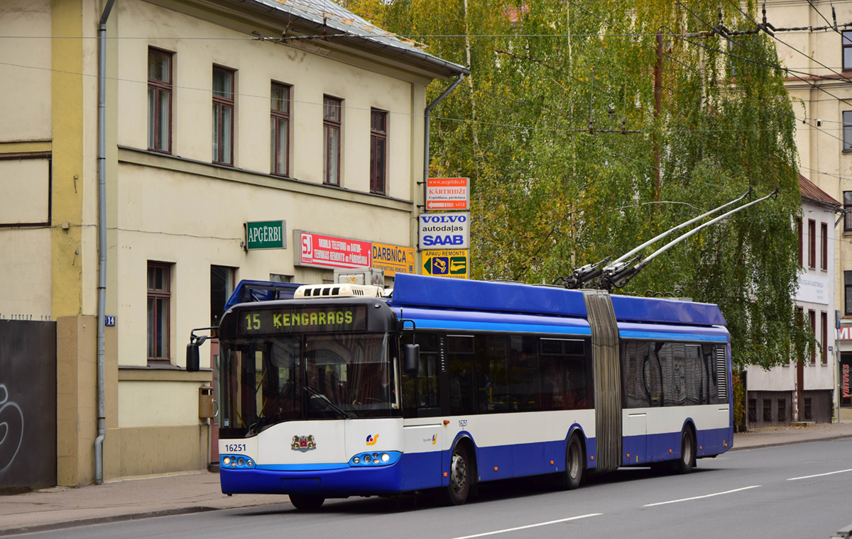 Рига, Solaris Trollino II 18 Ganz № 16251