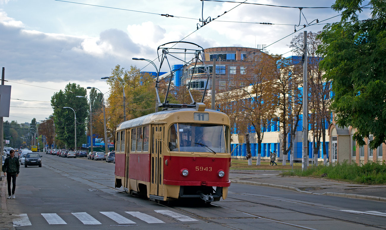 Киев, Tatra T3SU № 5943