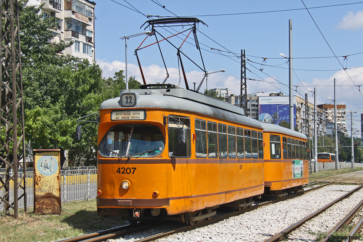 София, Duewag T4 № 4207