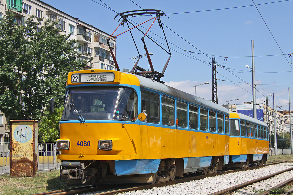 Szófia, Tatra T4D-M2 — 4080