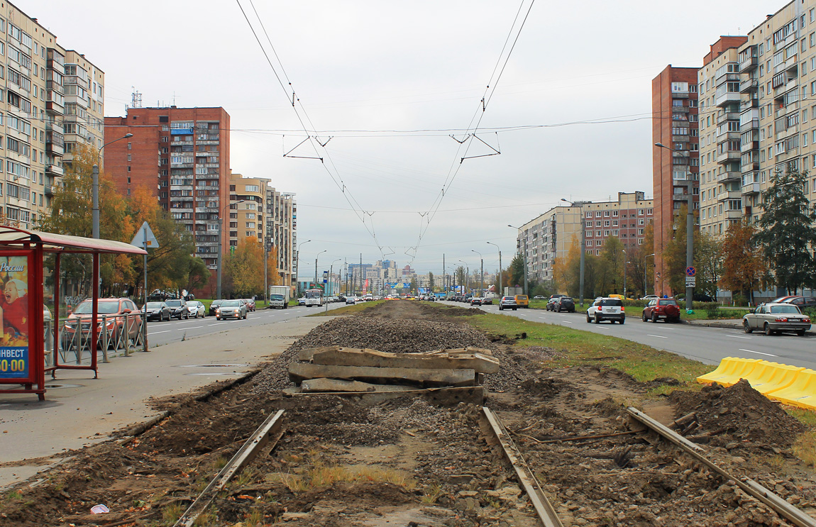 Sankt Petersburg — Track repairs