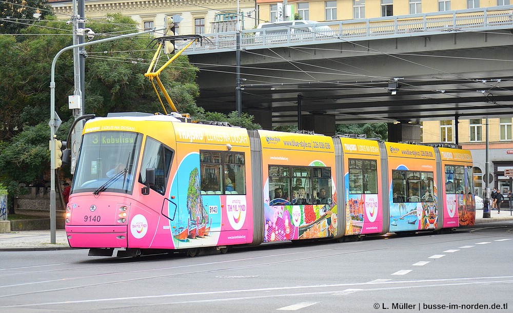 Prague, Škoda 14T Elektra Br. 9140