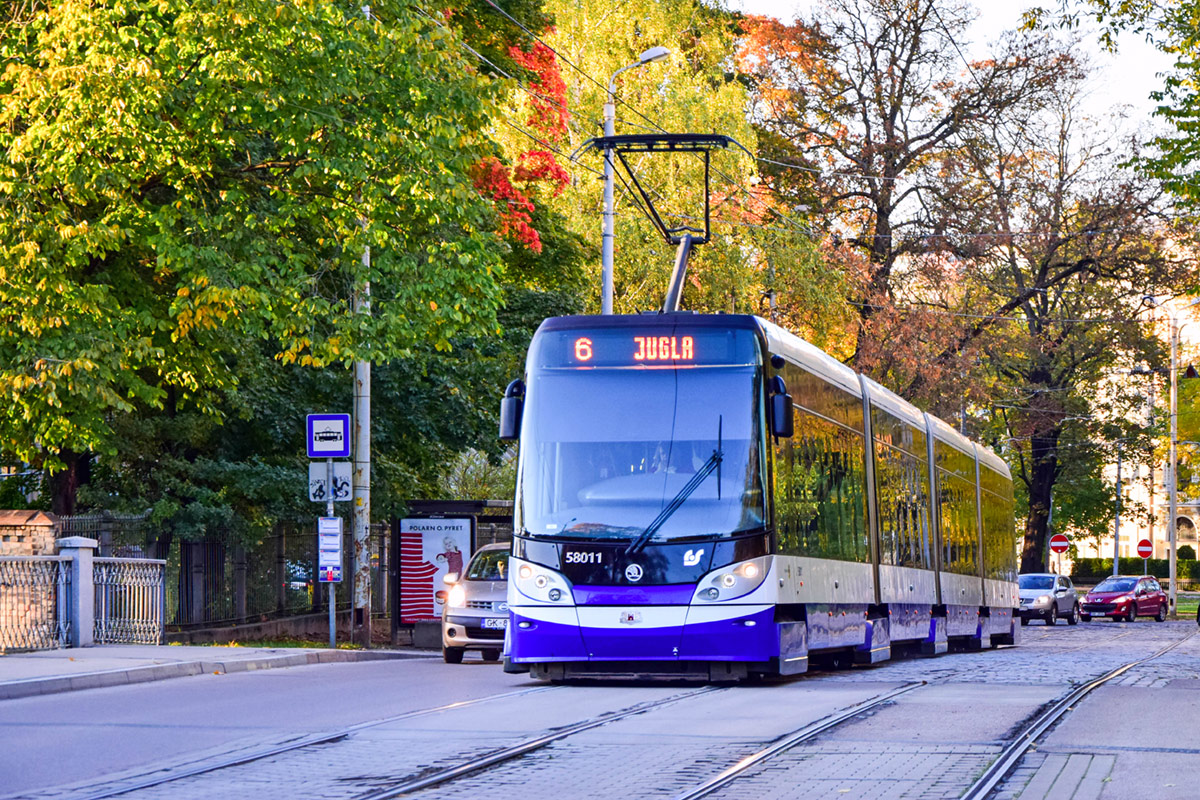 Riga, Škoda 15T1 ForCity Alfa Riga Nr. 58011