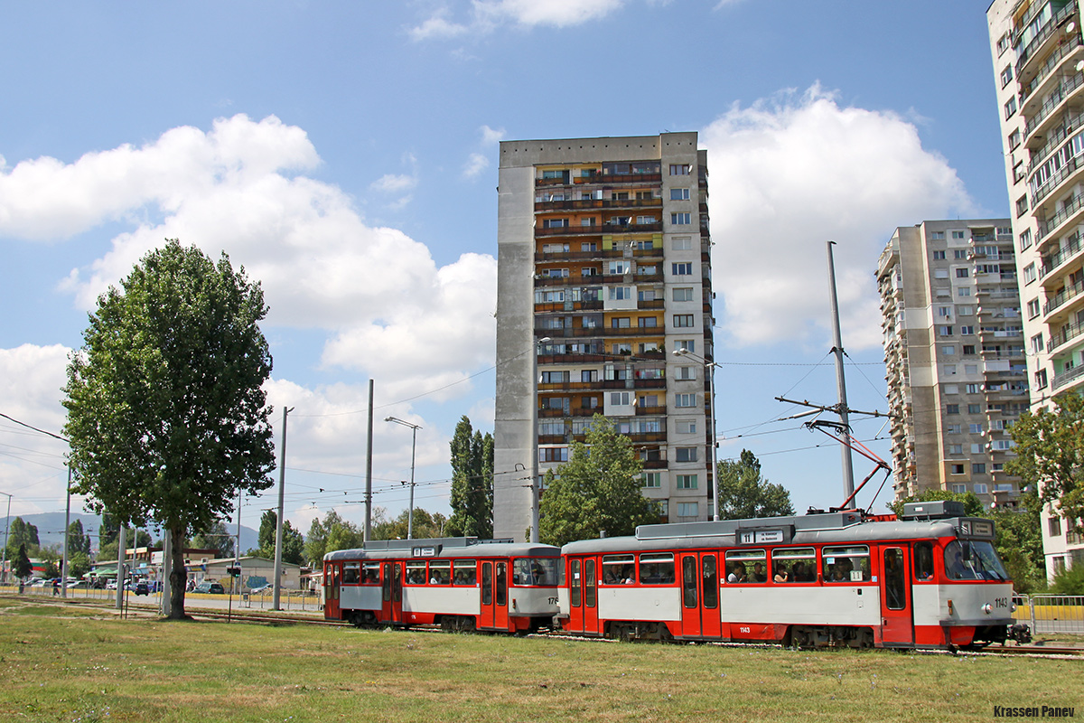 София, Tatra T4DC № 1143