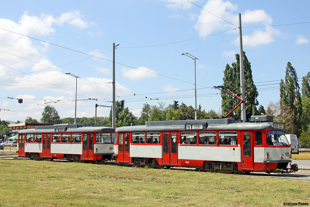 София, Tatra T4DC № 1182