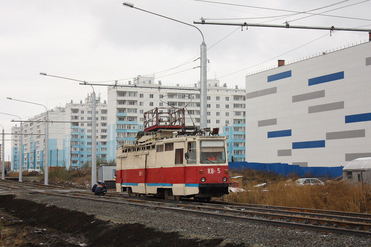 Новосибирск, ТС-34Д № КВ-5; Новосибирск — Строительство трамвайной линии до микрорайона "Чистая Слобода"